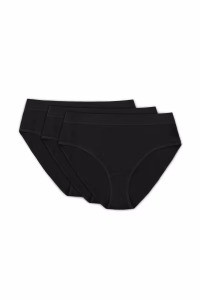 Komplet Figi Model Alana 3pack F Black - Gorteks — zdjęcie 1