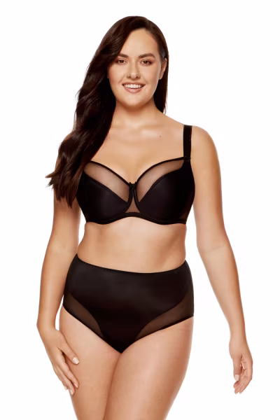 Biustonosz Soft Model Zara B2-V2 Black - Gorteks — zdjęcie 1