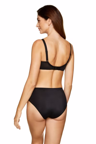 Biustonosz Soft Biustonosz Semi-Soft Model Zara B3 Black - Gorteks — zdjęcie 3