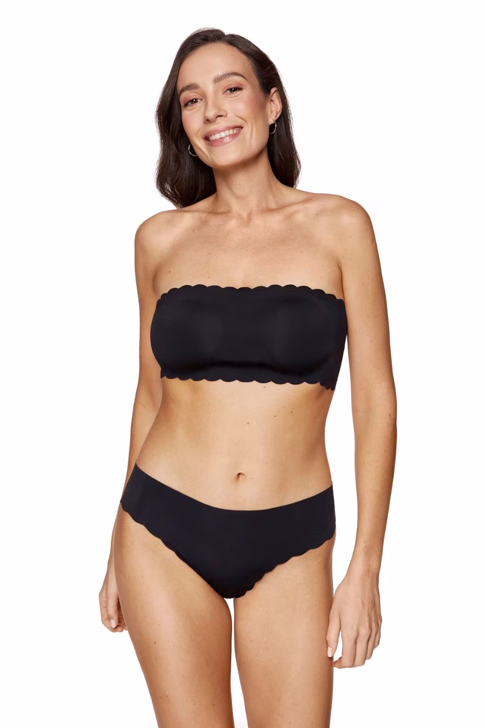 Biustonosz Soft Model Lucky B2 Black - Gorteks