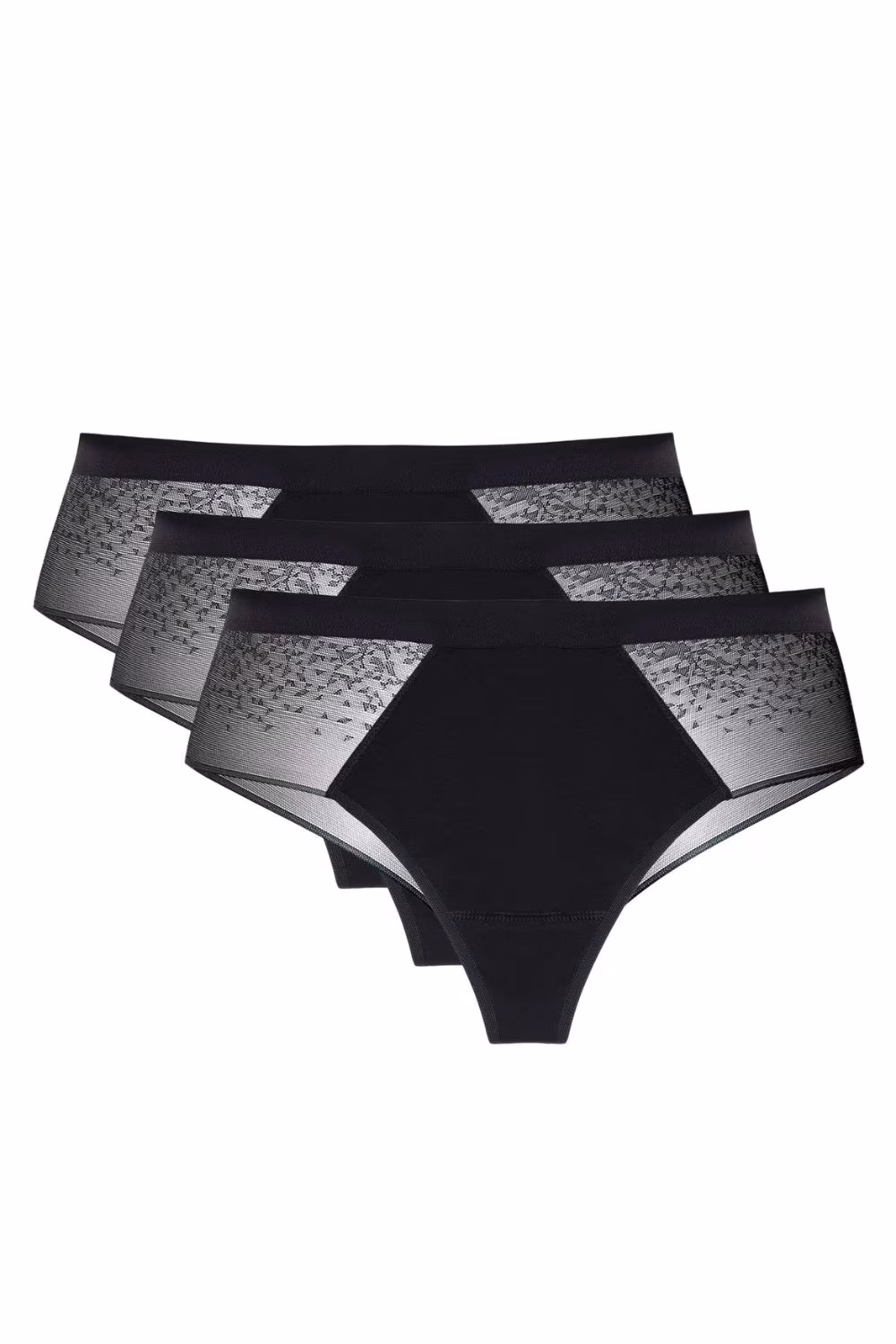 Komplet Stringi Model Hela 3pack S Black - Gorteks