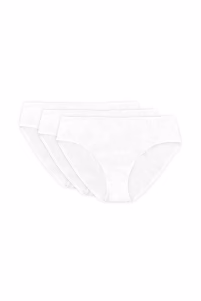 Komplet Figi Model Diana 3pack F White - Gorteks — zdjęcie 3