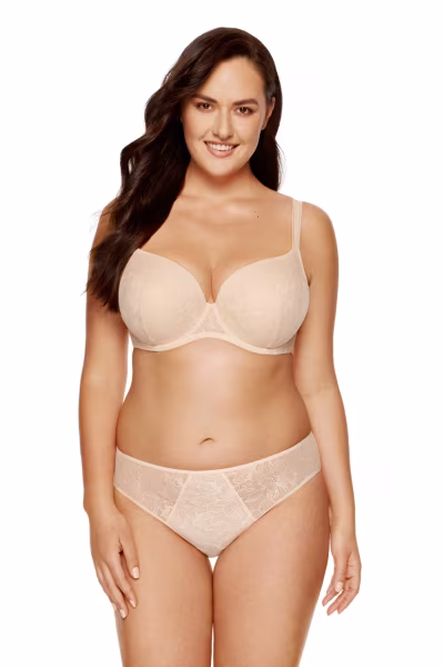Biustonosz push up Biustonosz Usztywniany Model Lori B4 Beige - Gorteks — zdjęcie 2
