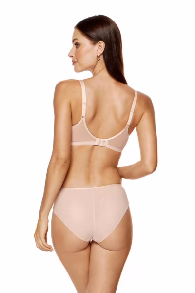 Biustonosz push up Biustonosz Usztywniany Model Madlene B5 Beige - Gorteks — zdjęcie 2