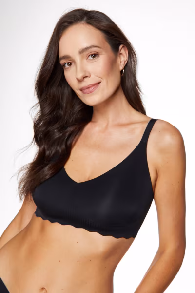 Biustonosz Soft Model Ally B2 Black - Gorteks — zdjęcie 1