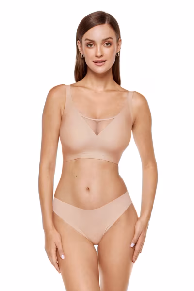 Biustonosz Soft Model Misty B2 Beige - Gorteks — zdjęcie 2