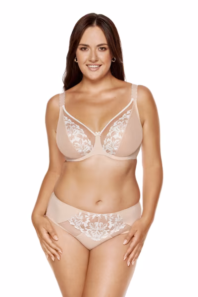 Biustonosz Soft Model Egerie B2 Beige - Gorteks — zdjęcie 2