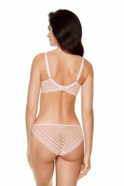 Biustonosz push up Biustonosz Usztywniany Model Luna B5 Beige - Gorteks — zdjęcie 2