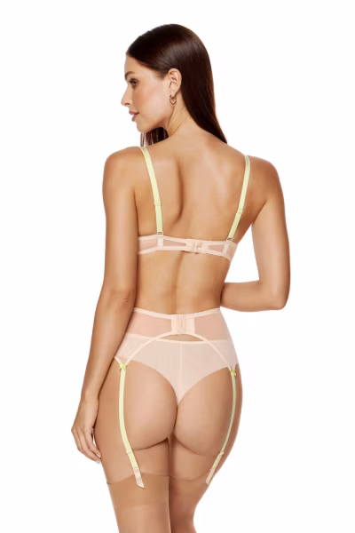 Gorsety, body, pasy Pas do pończoch Model Soleil PPW Beige - Gorteks — zdjęcie 3