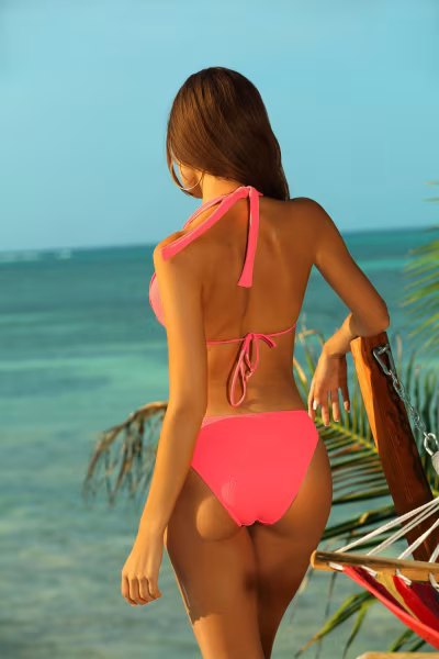 Kostium dwuczęściowy Kostium kąpielowy Model L1228/4 Pink - Lorin — zdjęcie 1