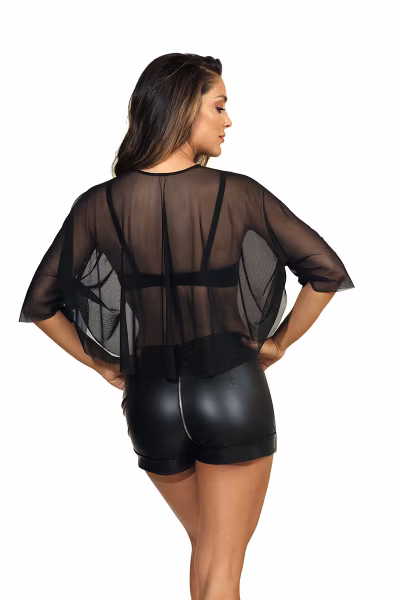 Bluzka Model V-9160 Black - Axami — zdjęcie 3