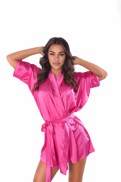 Szlafrok Model Magenta Pink - Anais — zdjęcie 1