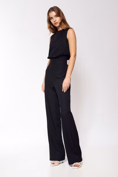 Elegancki czarny kombinezon KM26 Black - Nife — zdjęcie 1