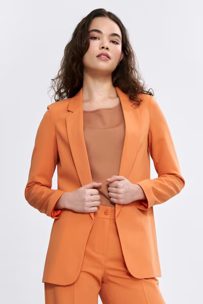 Klasyczna marynarka Z77 Orange - Nife — zdjęcie 1