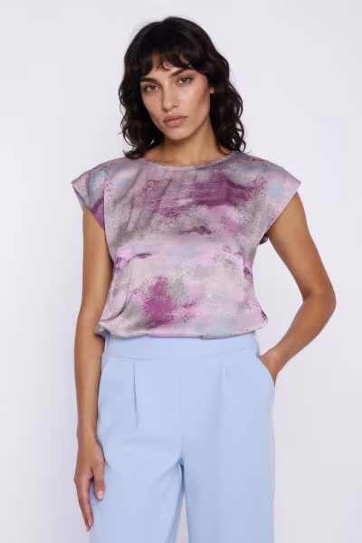 Bluzka z rękawem kimono B229 Wzór - Nife — zdjęcie 1
