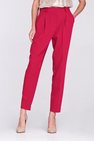 Spodnie typu balloon SD133 Red - Nife — zdjęcie 1