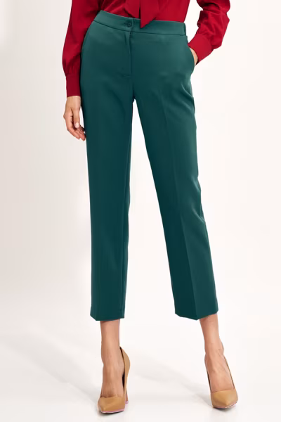 Spodnie Zielone spodnie chino SD70 Green - Nife — zdjęcie 1