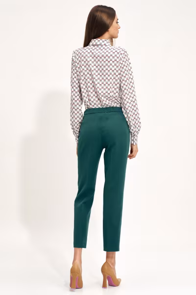 Spodnie Zielone spodnie chino SD70 Green - Nife — zdjęcie 3