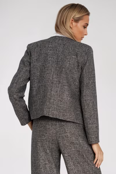 Żakiet typu chanel Z85 Black - Nife — zdjęcie 3