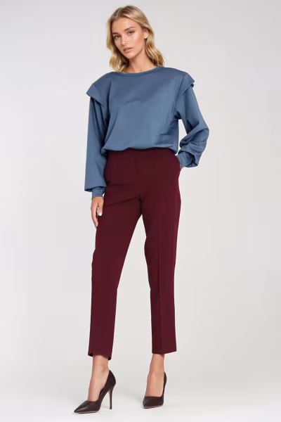 Bluza z wysokimi ściągaczami BL10 Cobalt - Nife — zdjęcie 2