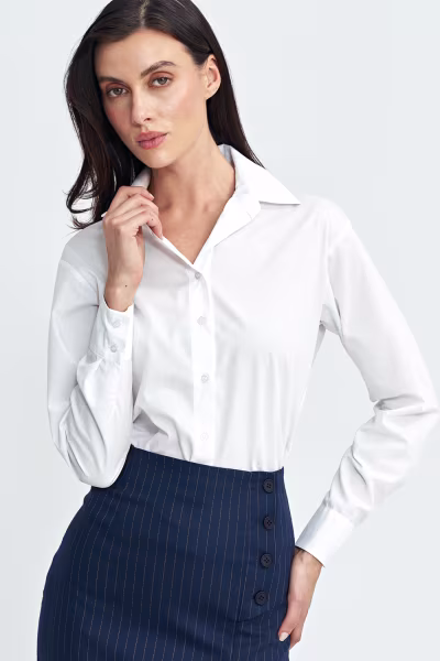 Koszula body K84 White - Nife — zdjęcie 1