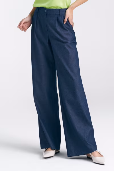 Spodnie jeansowe wide leg SD83 Denim - Nife — zdjęcie 1
