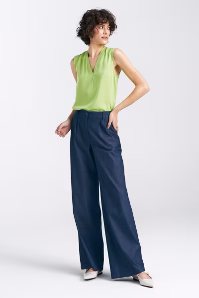 Spodnie jeansowe wide leg SD83 Denim - Nife — zdjęcie 2