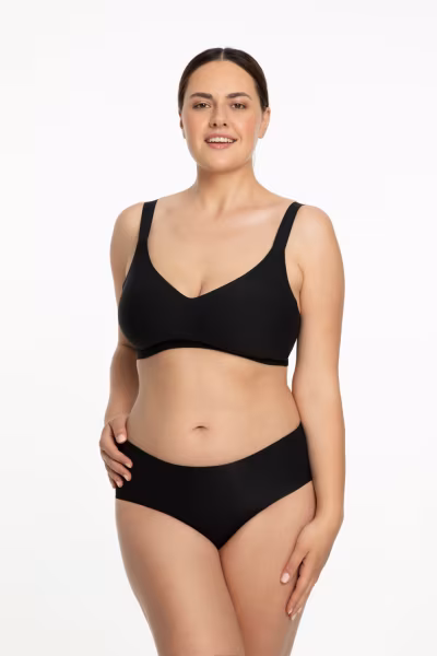 Biustonosz Soft Model Jelly Bra Comfort Black - Julimex — zdjęcie 1