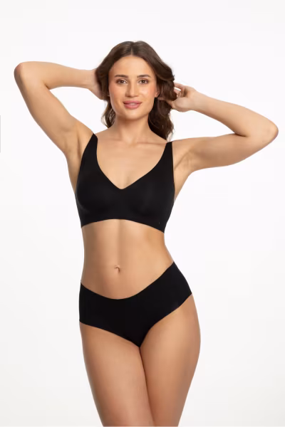Biustonosz Soft Model Jelly Bra Basic Black - Julimex — zdjęcie 1