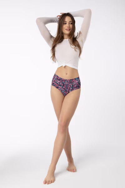 Figi brazyliany Model Cranberries Brasil Maxi Navy - Julimex — zdjęcie 1