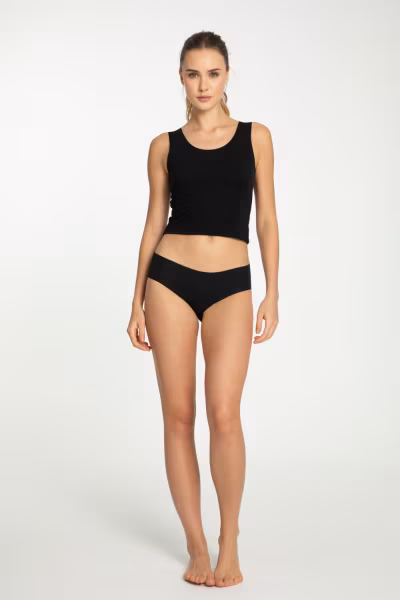 Figi Model Cotton Mood Classic Black - Julimex — zdjęcie 2
