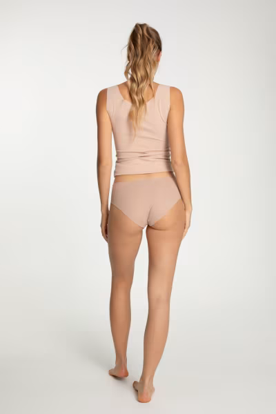 Figi Model Cotton Mood Maxi Beige - Julimex — zdjęcie 3
