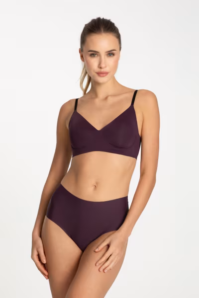 Figi Model Dark Plum Simple Maxi Śliwka - Julimex — zdjęcie 1