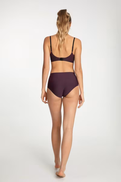 Figi Model Dark Plum Simple Maxi Śliwka - Julimex — zdjęcie 3