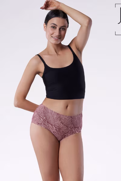 Figi Model Wings Maxi Bordo - Julimex — zdjęcie 1