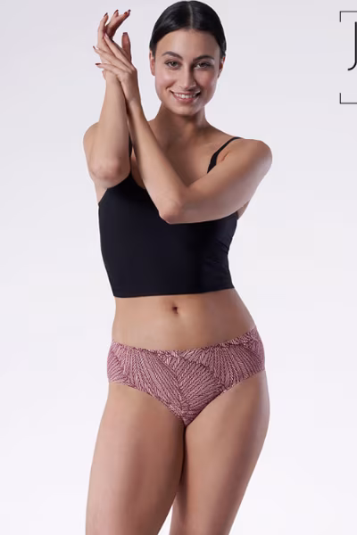 Figi Model Wings Bordo - Julimex — zdjęcie 1