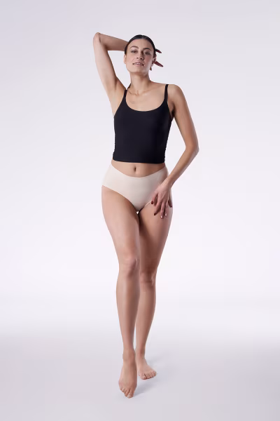 Figi brazyliany Model Brasil Maxi 200 Beige - Julimex — zdjęcie 1