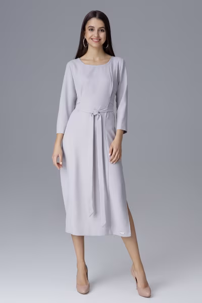 Sukienka Model M631 Grey - Figl — zdjęcie 1