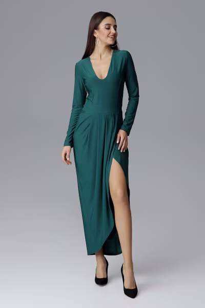 Sukienka Model M636 Green - Figl — zdjęcie 2