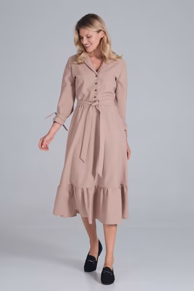 Sukienka Model M840 Beige - Figl — zdjęcie 1