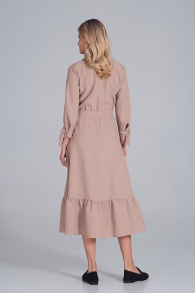 Sukienka Model M840 Beige - Figl — zdjęcie 3