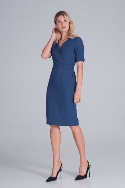 Sukienka Model M851 Blue - Figl — zdjęcie 2