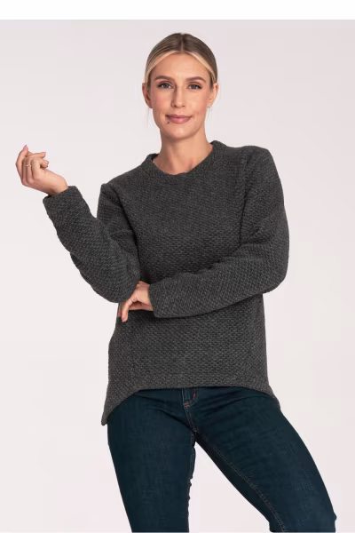 Sweter Damski Model M1044 Dark Grey - Figl — zdjęcie 1