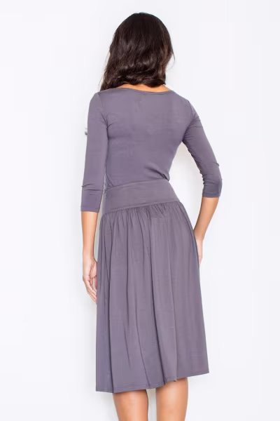 Sukienka Komplet Model 322 Grey - Figl — zdjęcie 2