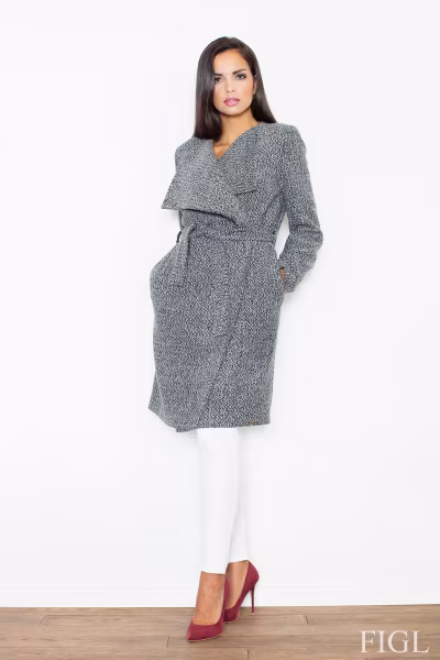 Płaszcz Damski Model M408 Grey - Figl — zdjęcie 1