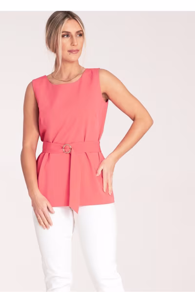 Bluzka Model M1071 Coral - Figl — zdjęcie 1