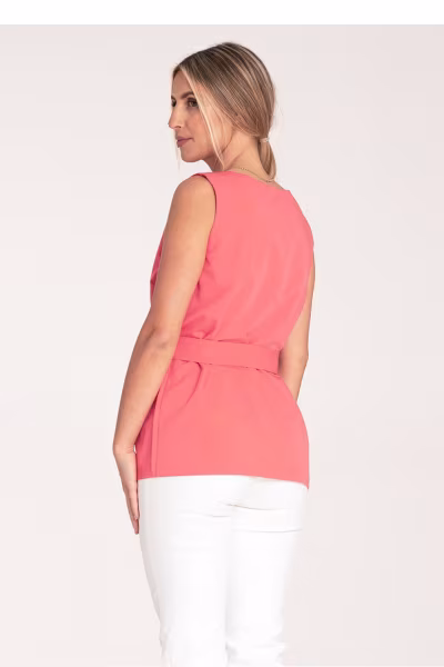 Bluzka Model M1071 Coral - Figl — zdjęcie 3