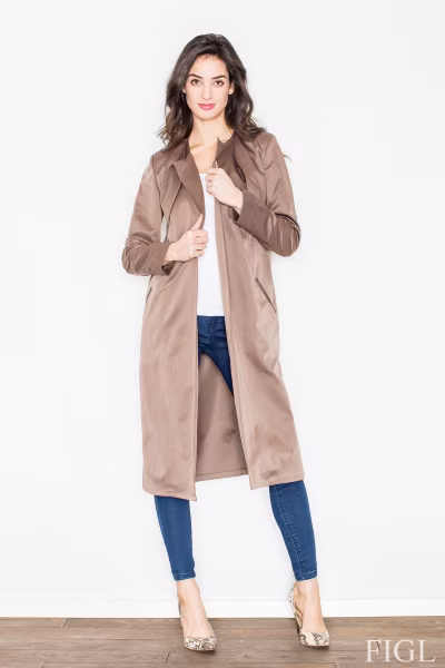 Płaszcz M427 Beige - Figl — zdjęcie 1
