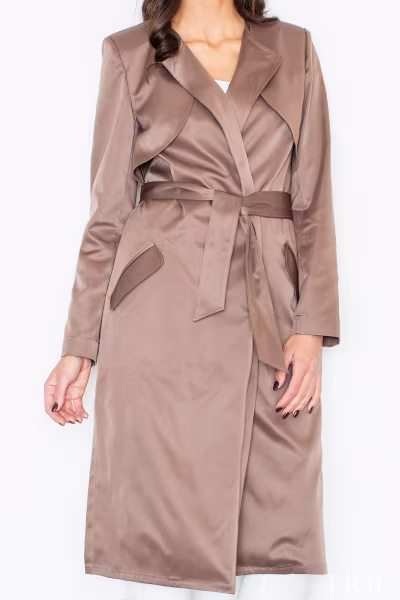 Płaszcz M427 Beige - Figl — zdjęcie 3