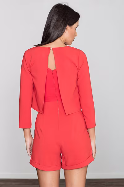 Kombinezon Damski Model M445 Red - Figl — zdjęcie 2